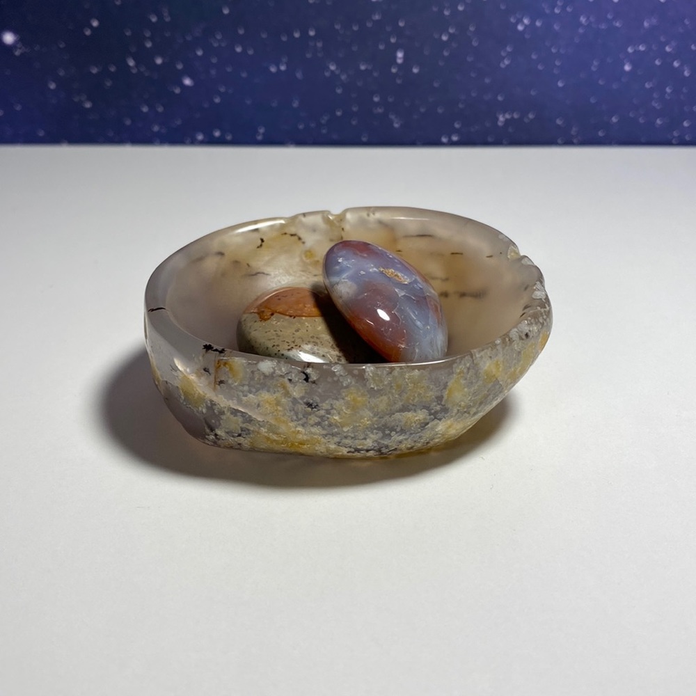 Agate Crystal Bowl